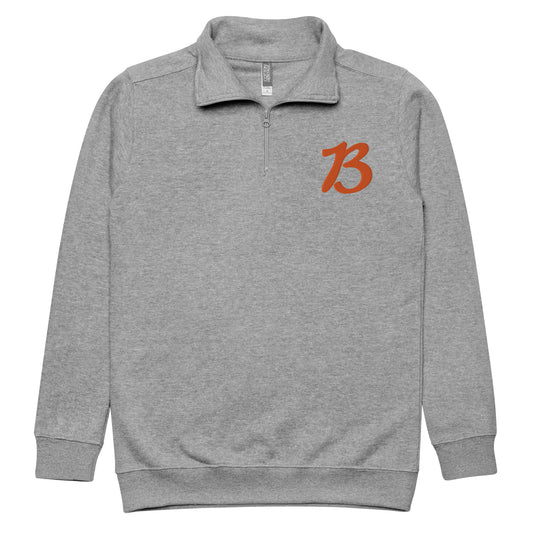 Buckeye B - Embroidered Quarter Zip Pullover