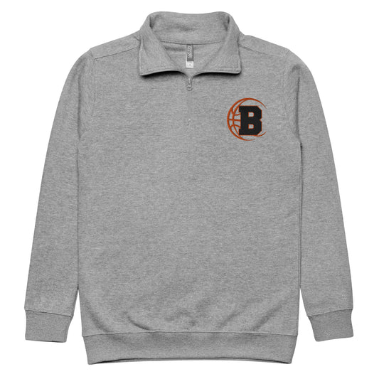 Buckeye Basketball - Adult Embroidered Quarter Zip Pullover