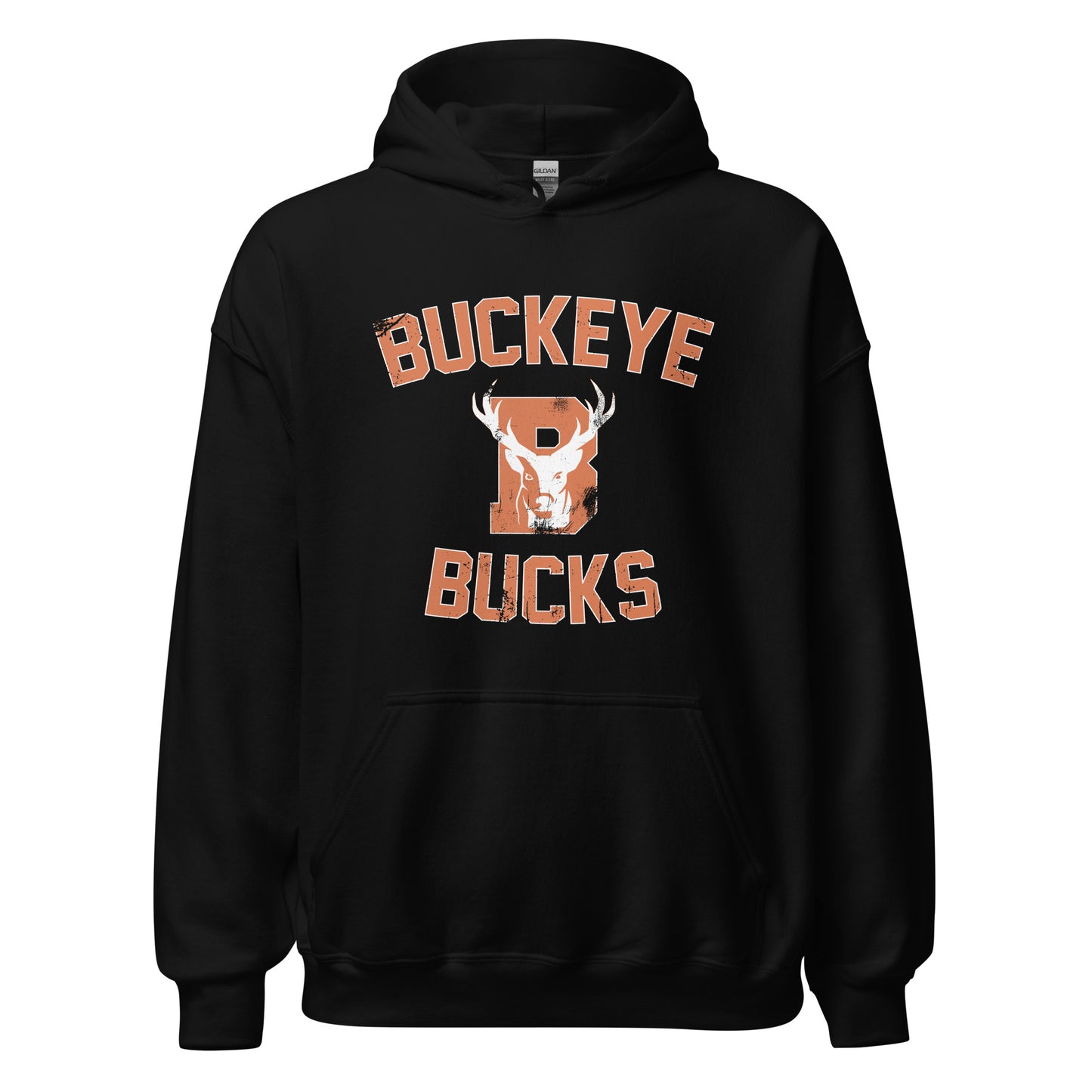 Buckeye Bucks Distressed - Hoodie