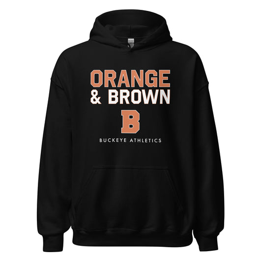 Orange & Brown - Hoodie