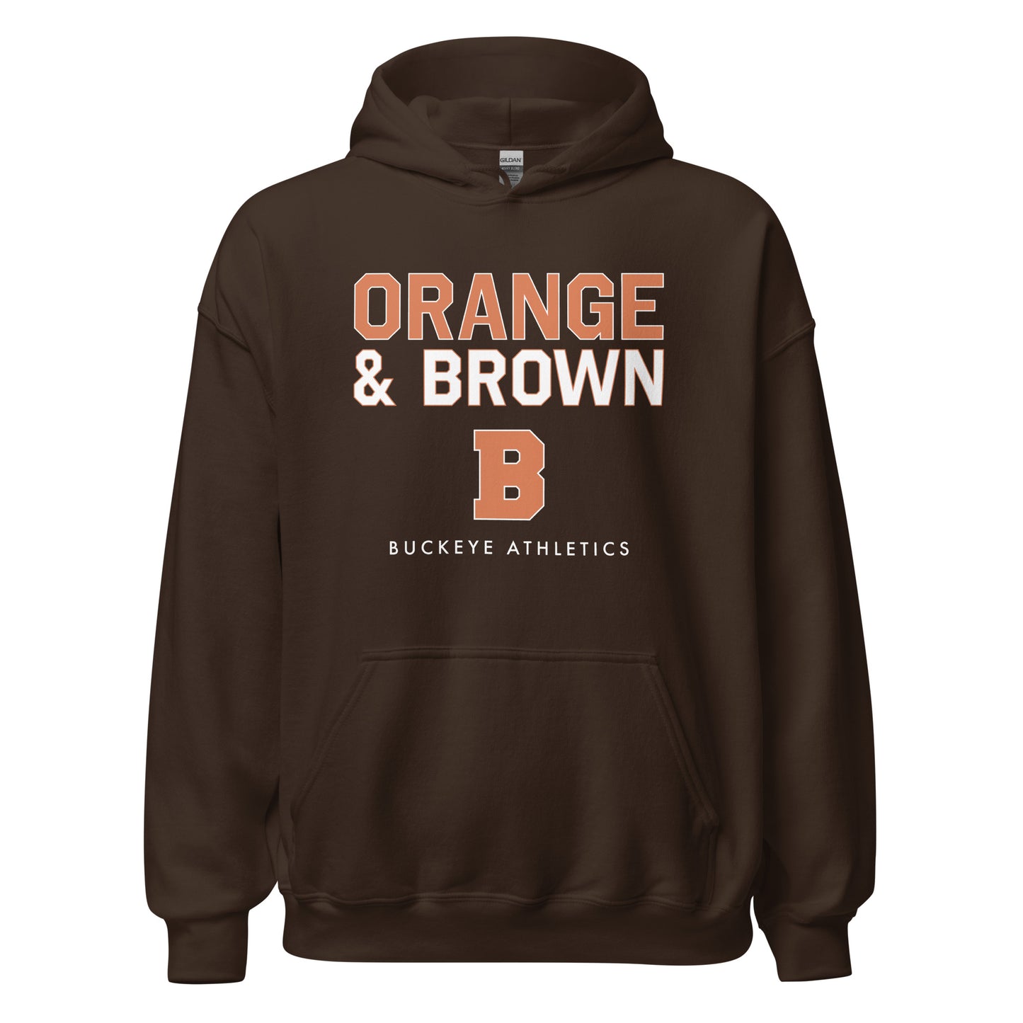 Orange & Brown - Hoodie