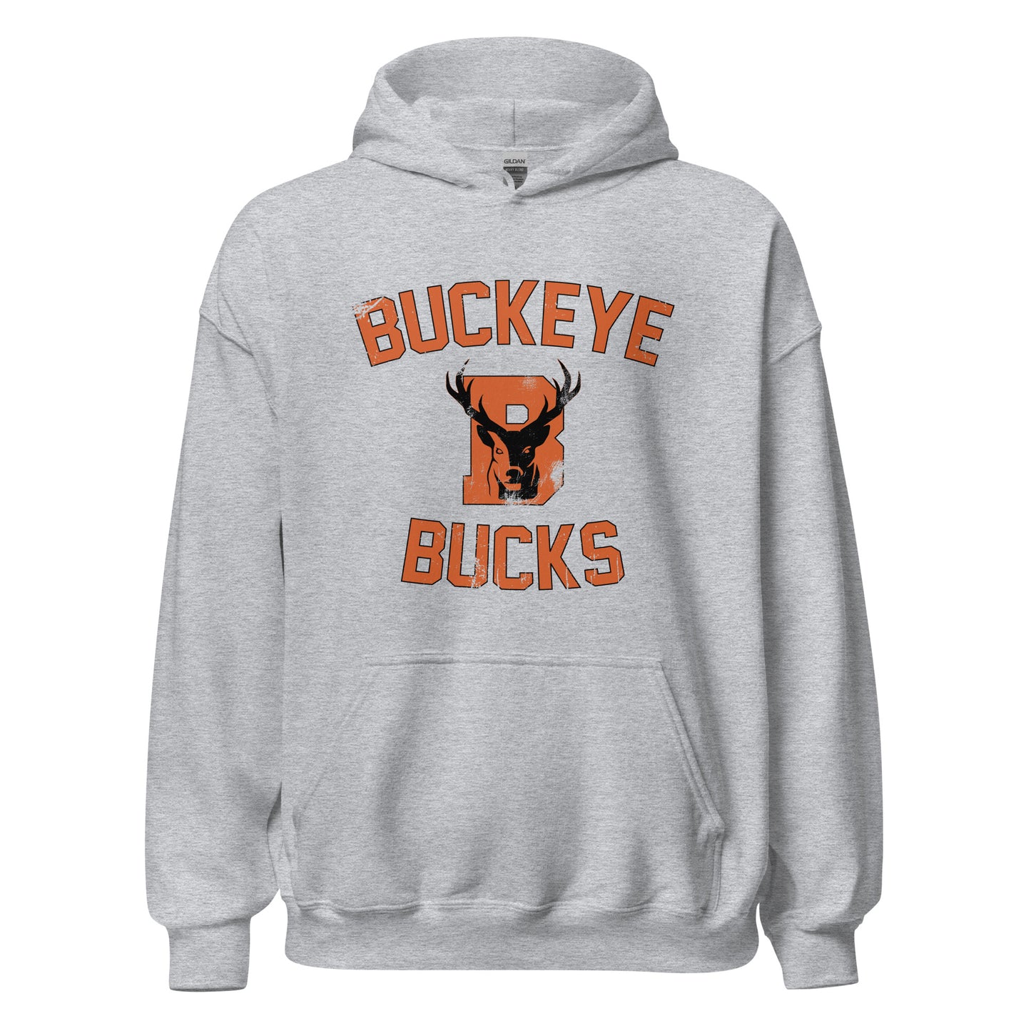 Buckeye Bucks Distressed - Hoodie