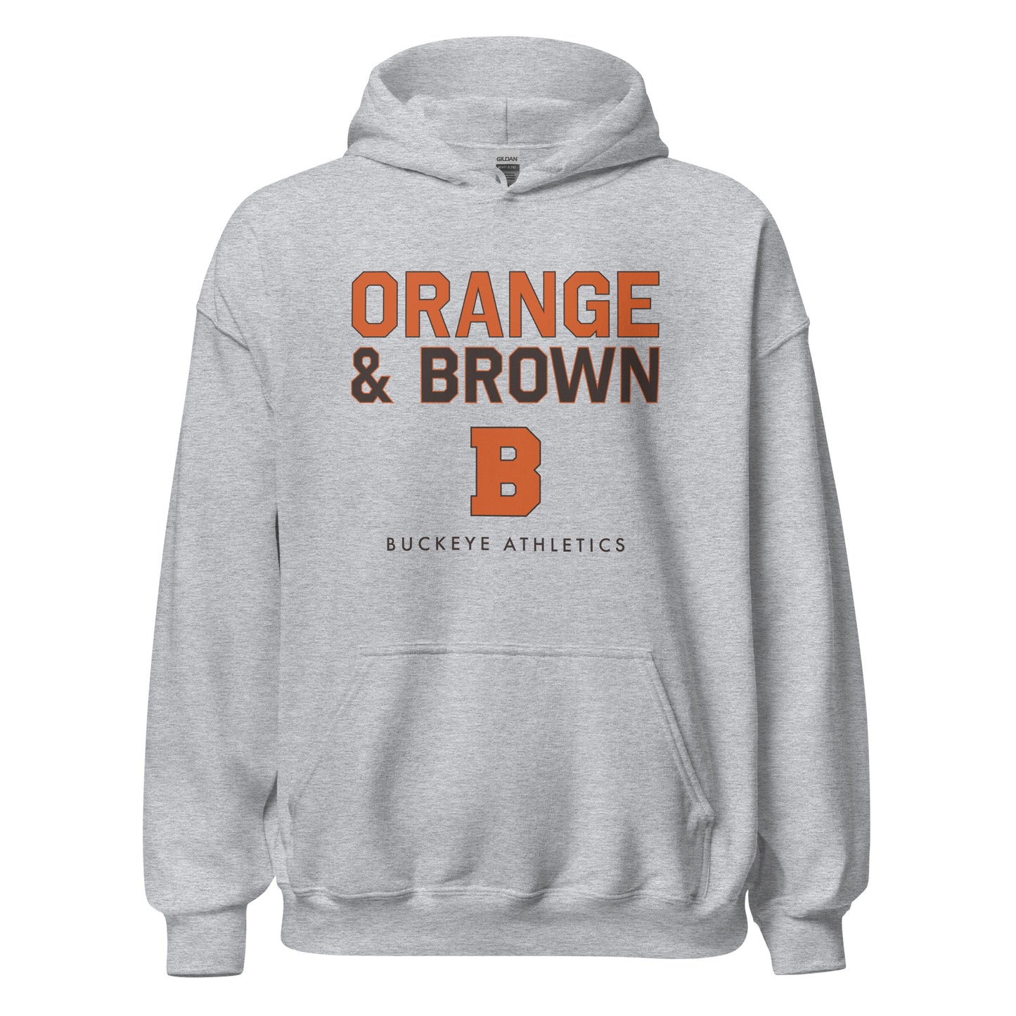 Orange & Brown - Hoodie