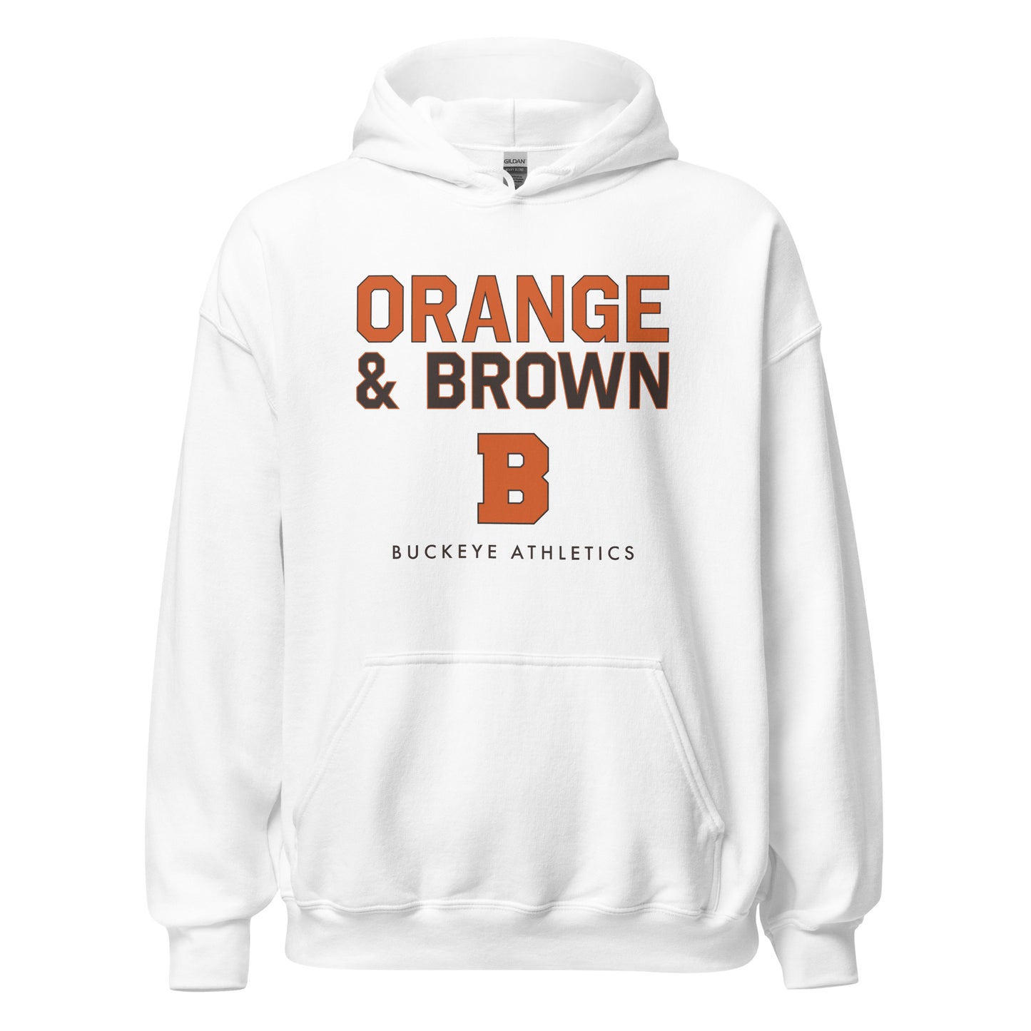 Orange & Brown - Hoodie