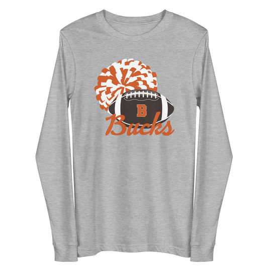 Buckeye Football and Cheer - Long Sleeve Tee