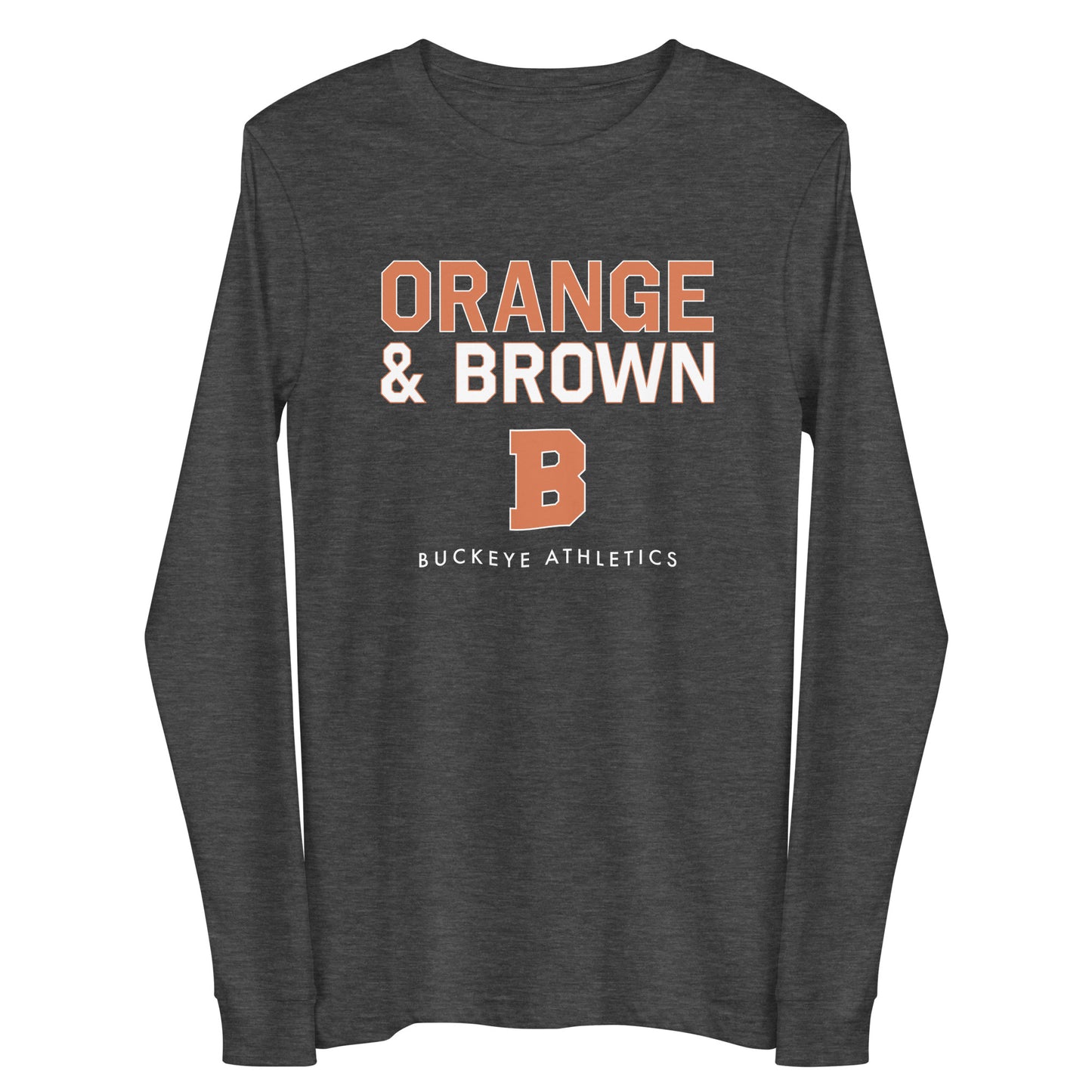 Orange & Brown - Long Sleeve Tee