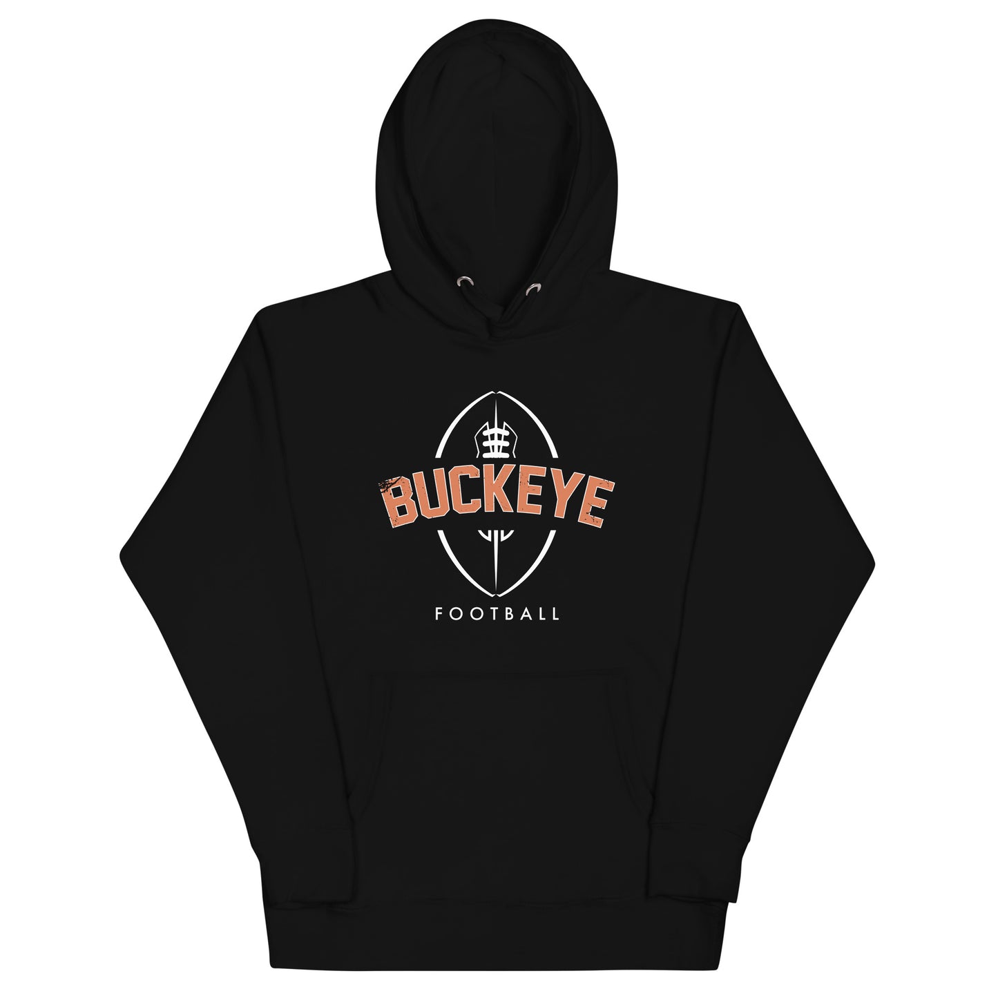 Buckeye Football Distressed - Hoodie