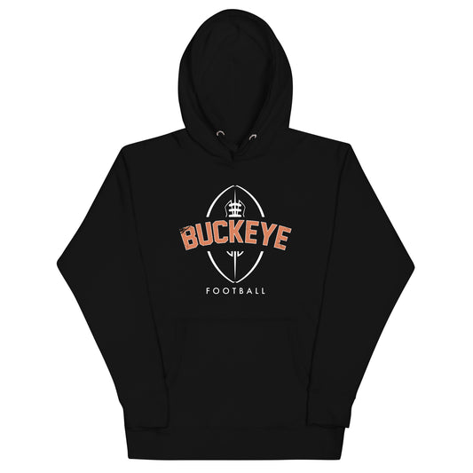 Buckeye Football Distressed - Hoodie