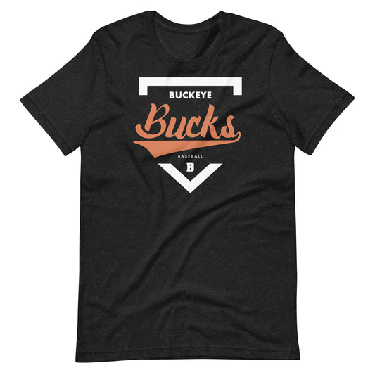 Buckeye Baseball with B on back - Tee