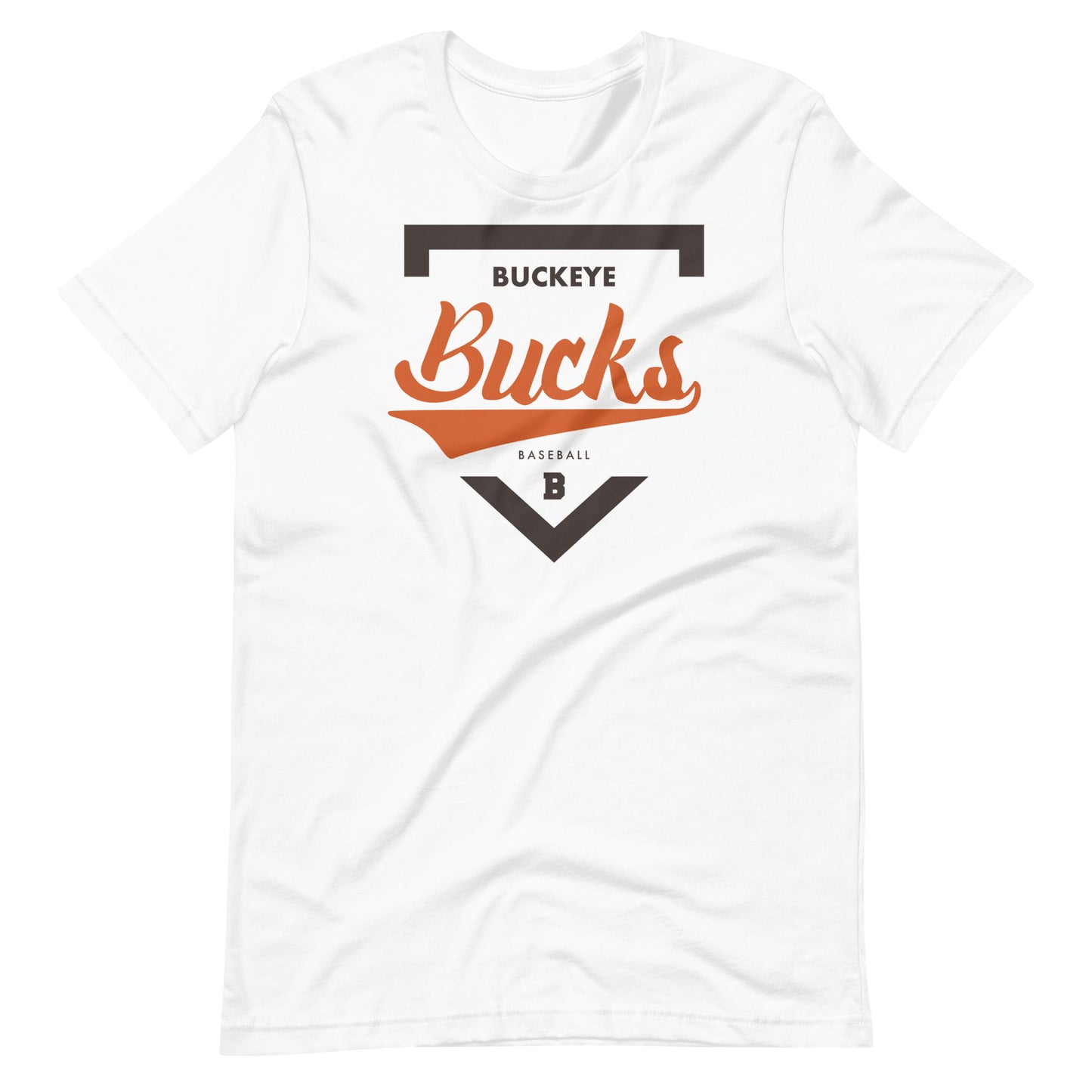 Buckeye Baseball with B on back - Tee