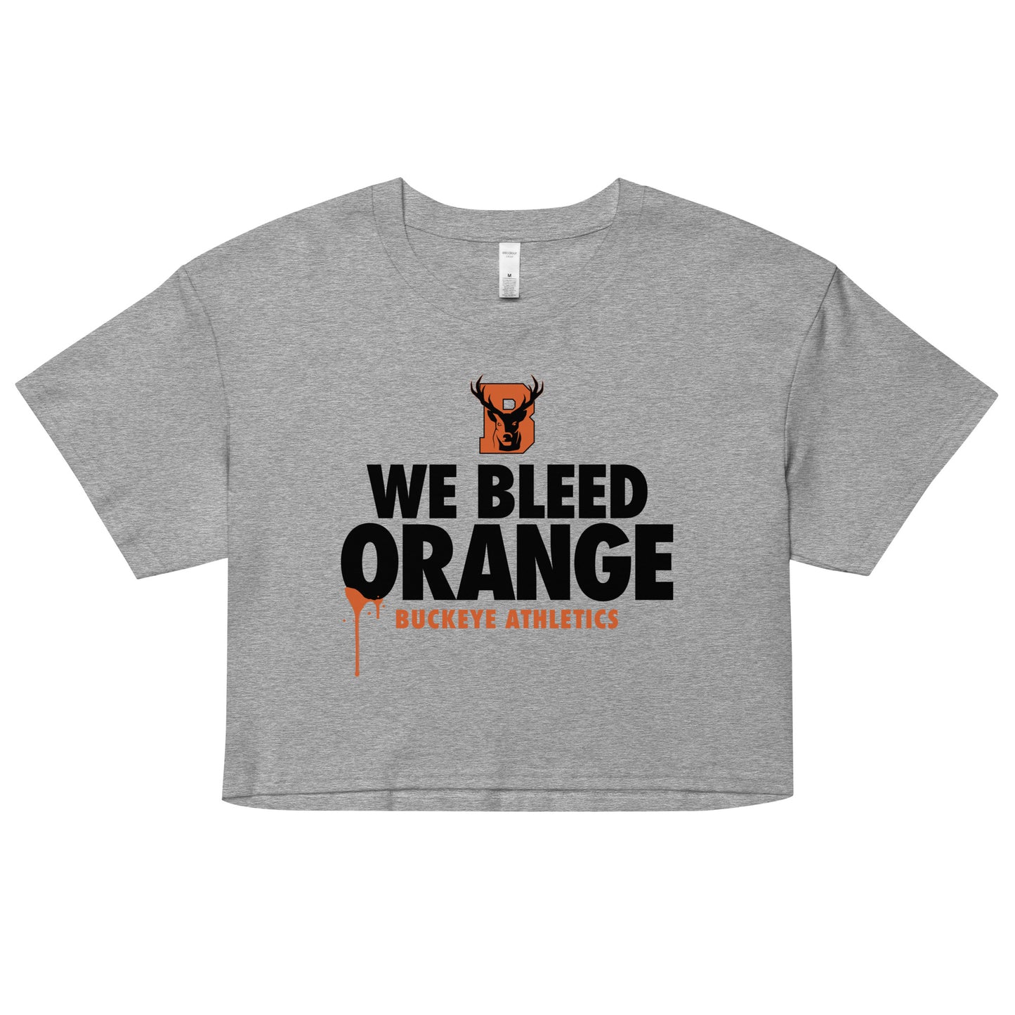 We Bleed Orange - Women’s crop top