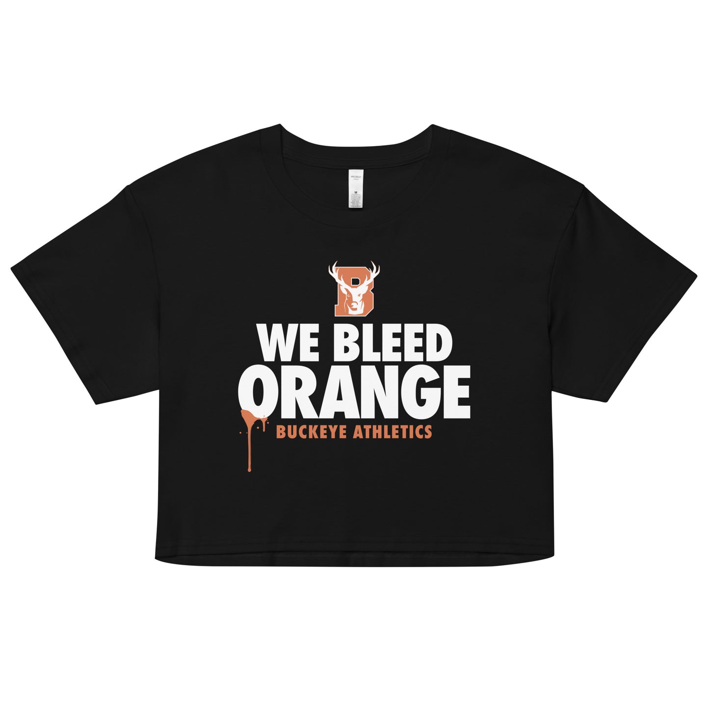 We Bleed Orange - Women’s crop top