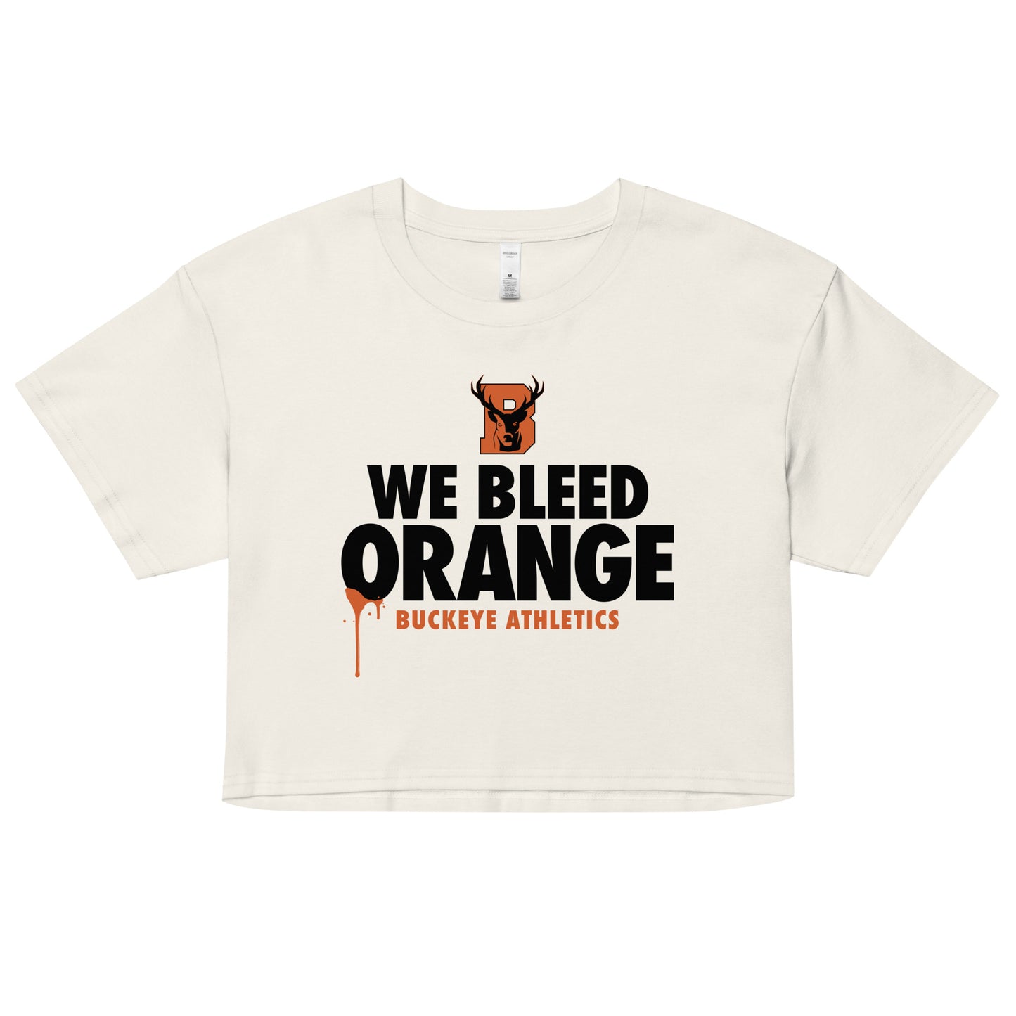 We Bleed Orange - Women’s crop top