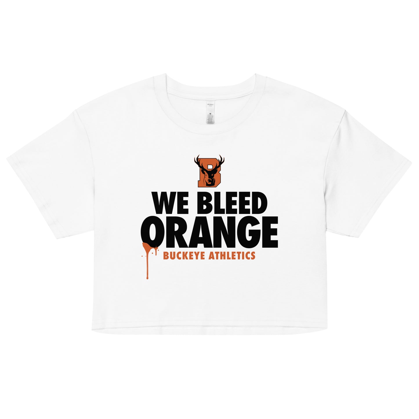 We Bleed Orange - Women’s crop top