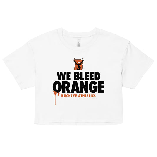 We Bleed Orange - Women’s crop top