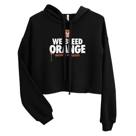 We Bleed Orange - Crop Hoodie