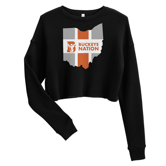 Buckeye Nation - Women's Crop Sweatshirt