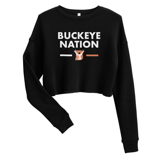 Buckeye Nation - Women's Crop Sweatshirt