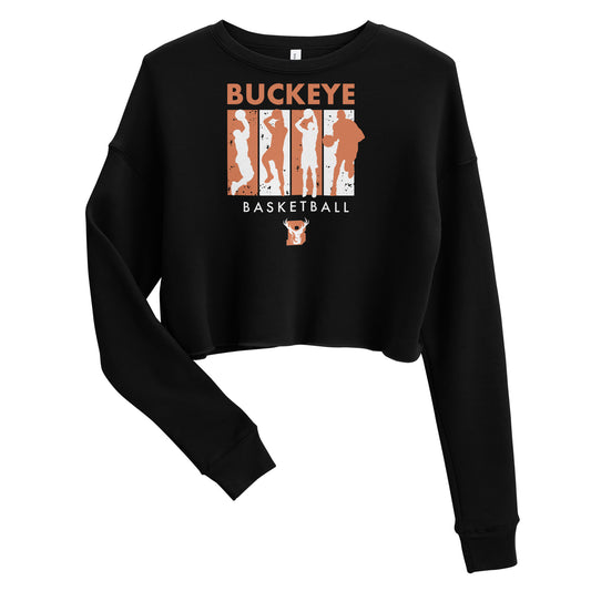 Buckeye Basketball - Women's Crop Sweatshirt