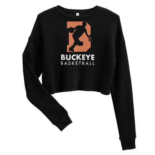 Buckeye Basketball B - Women's Crop Sweatshirt