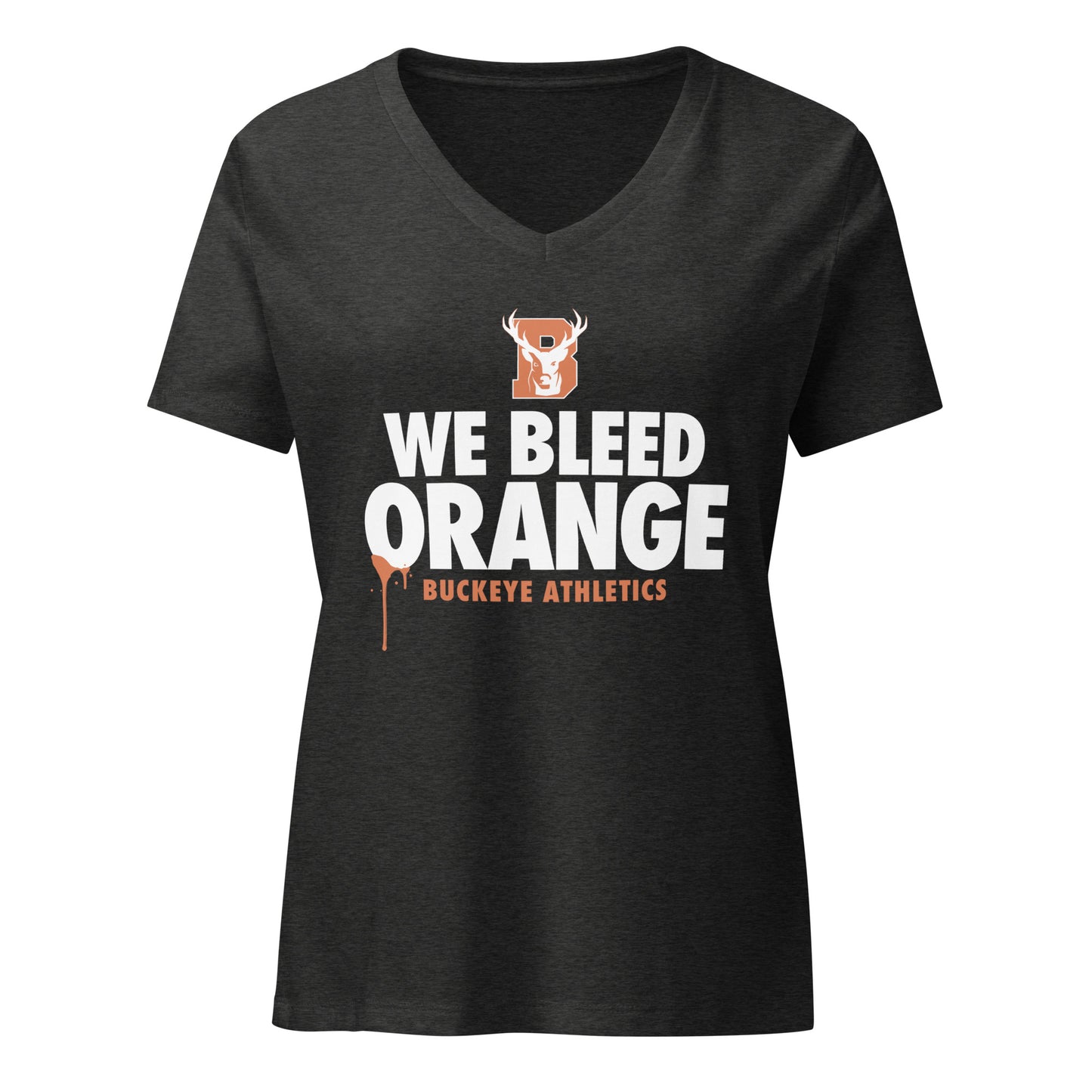 We Bleed Orange - Women’s v-neck tee