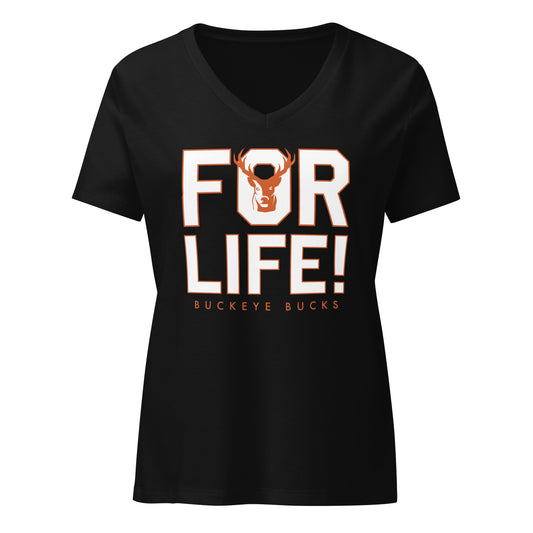 Buckeye For Life - Women’s v-neck tee