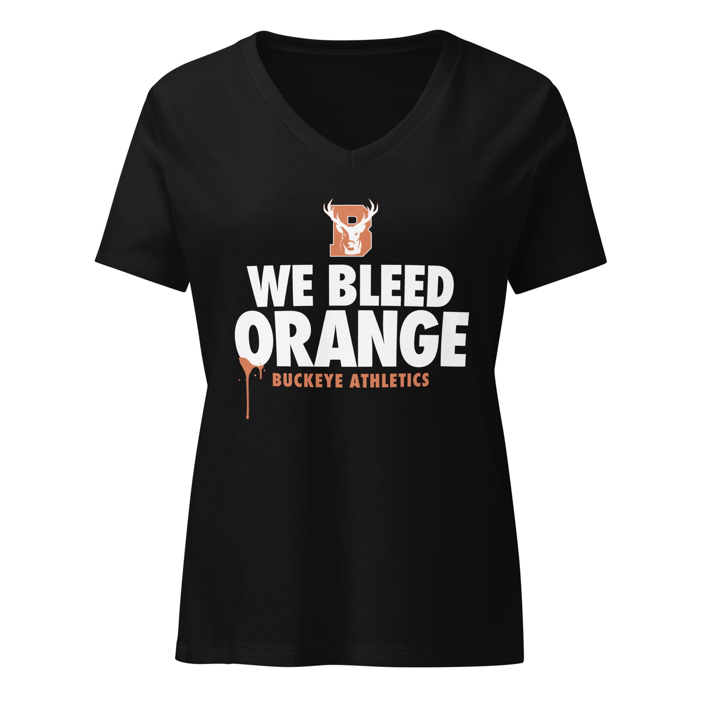 We Bleed Orange - Women’s v-neck tee