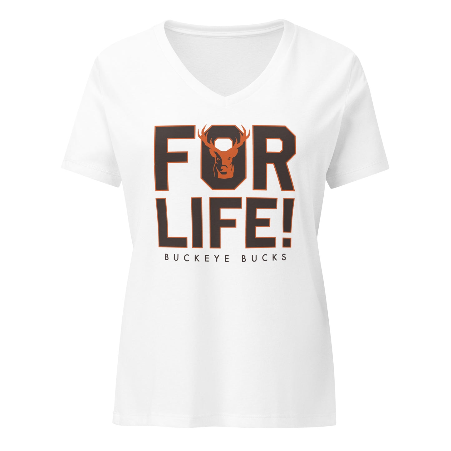 Buckeye For Life - Women’s v-neck tee