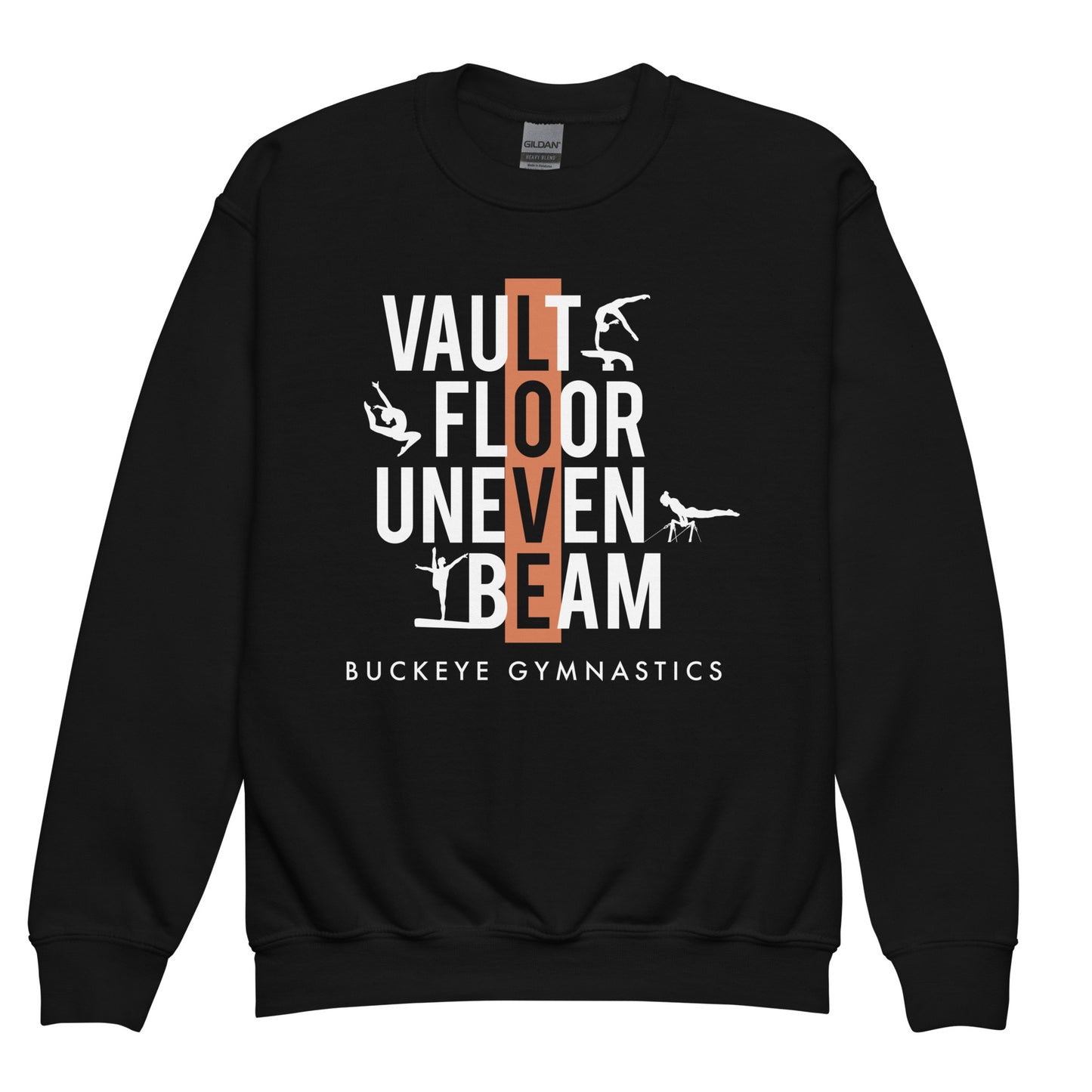 Buckeye Gymnastics - Youth crewneck