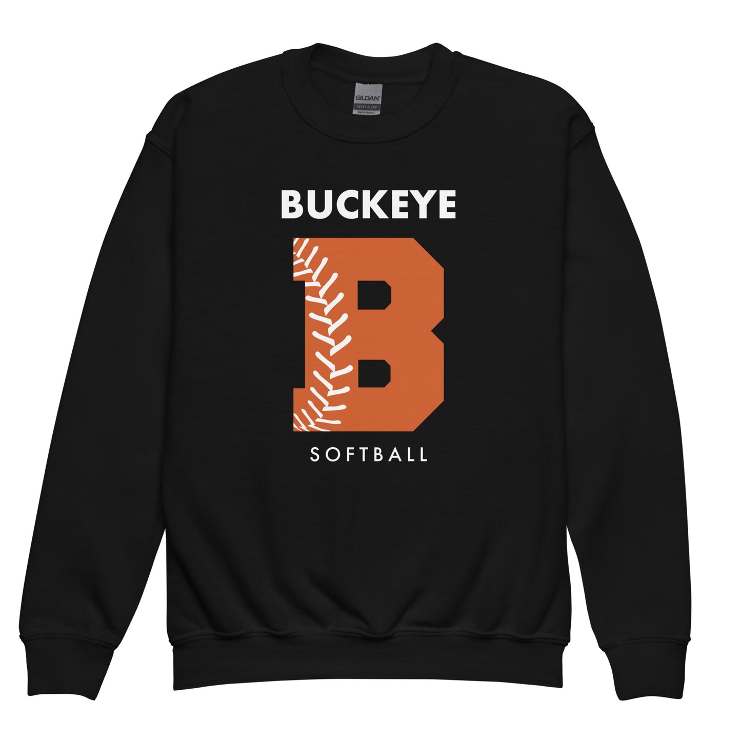 Buckeye B Softball - Youth crewneck