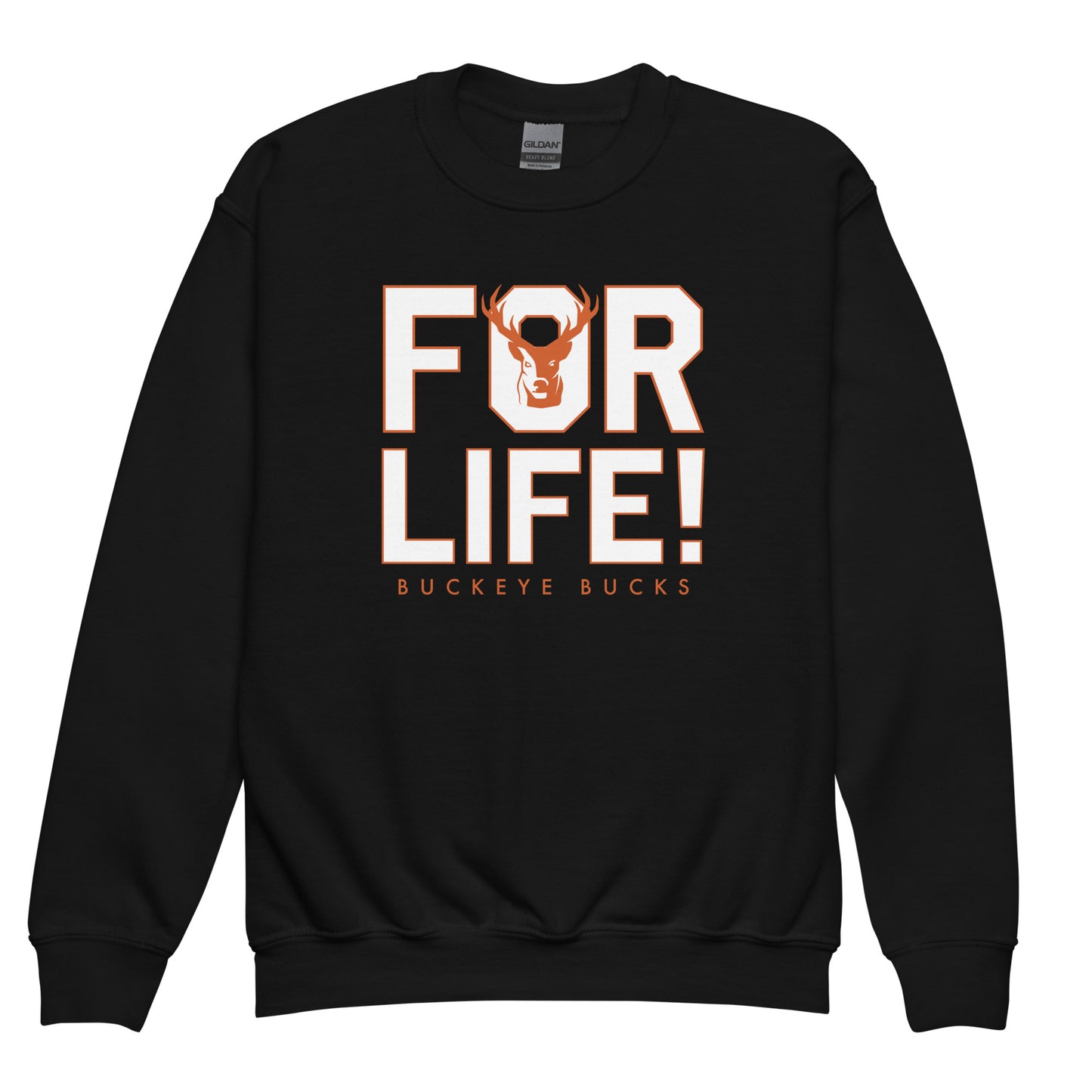 Buckeye For Life - Youth Crewneck