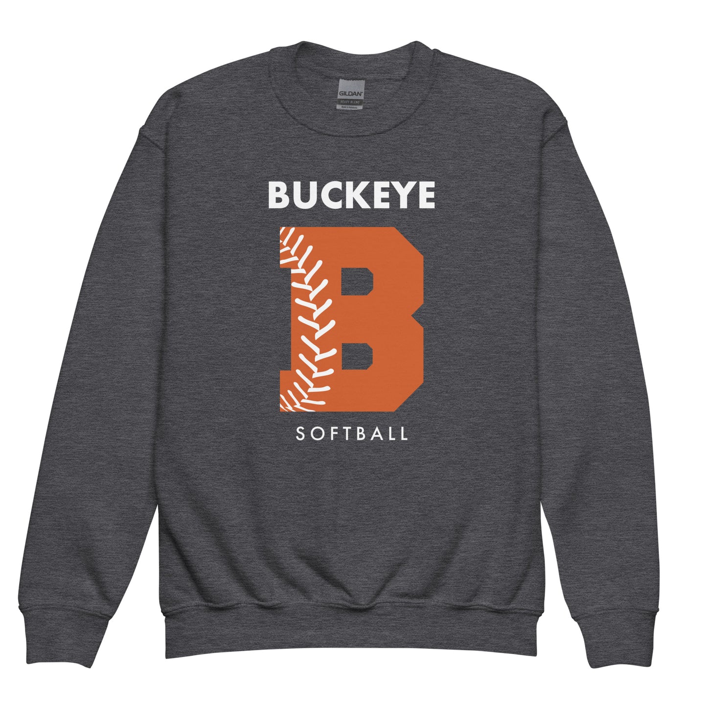 Buckeye B Softball - Youth crewneck