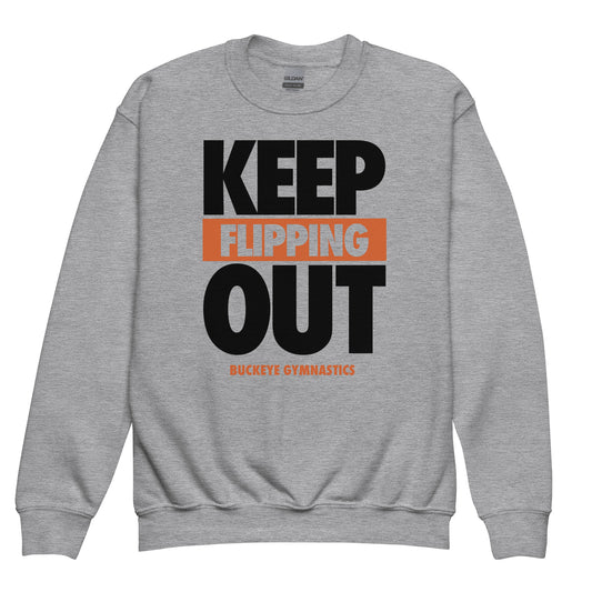 Keep Flipping Out - Youth crewneck