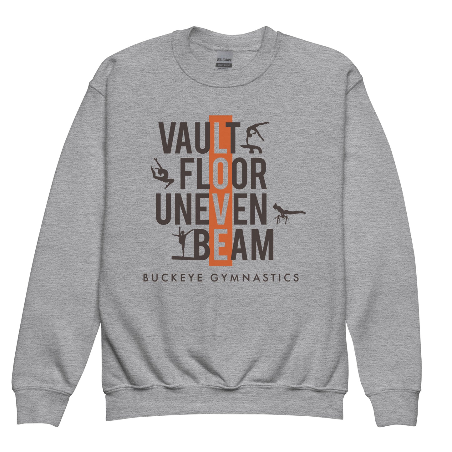 Buckeye Gymnastics - Youth crewneck