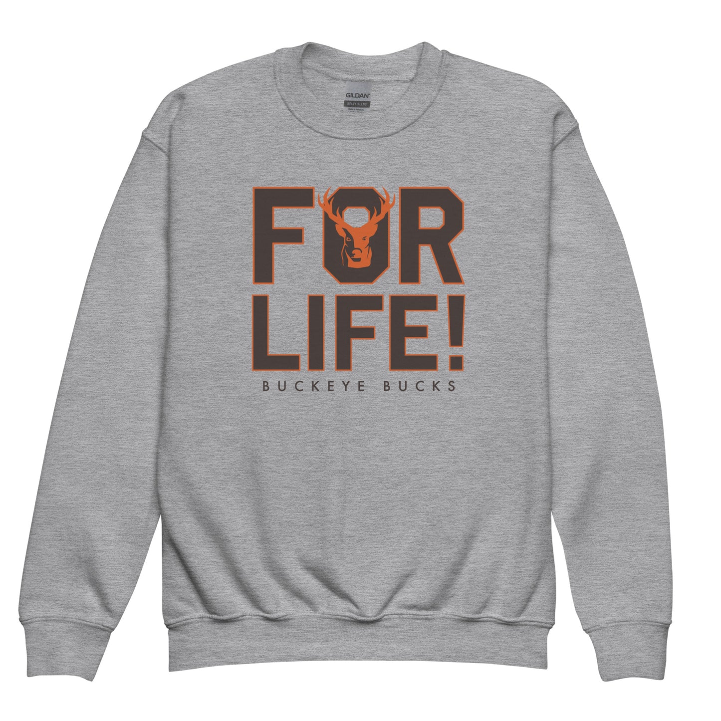 Buckeye For Life - Youth Crewneck