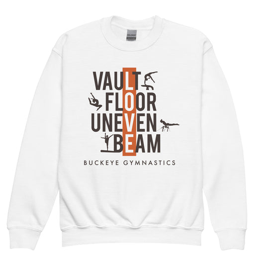 Buckeye Gymnastics - Youth crewneck