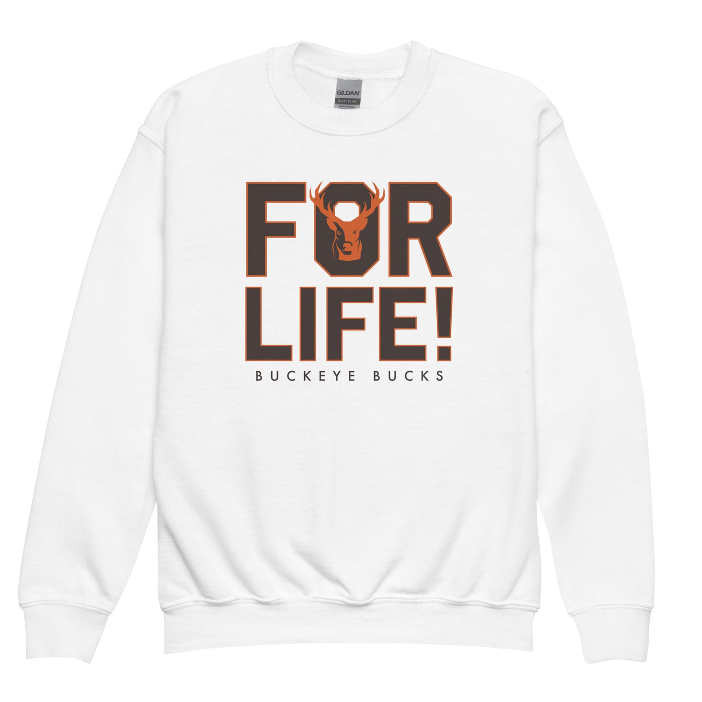 Buckeye For Life - Youth Crewneck