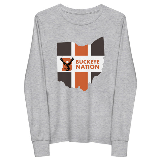 Buckeye Nation - Youth long sleeve tee