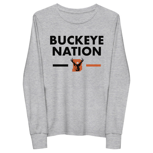 Buckeye Nation - Youth long sleeve tee