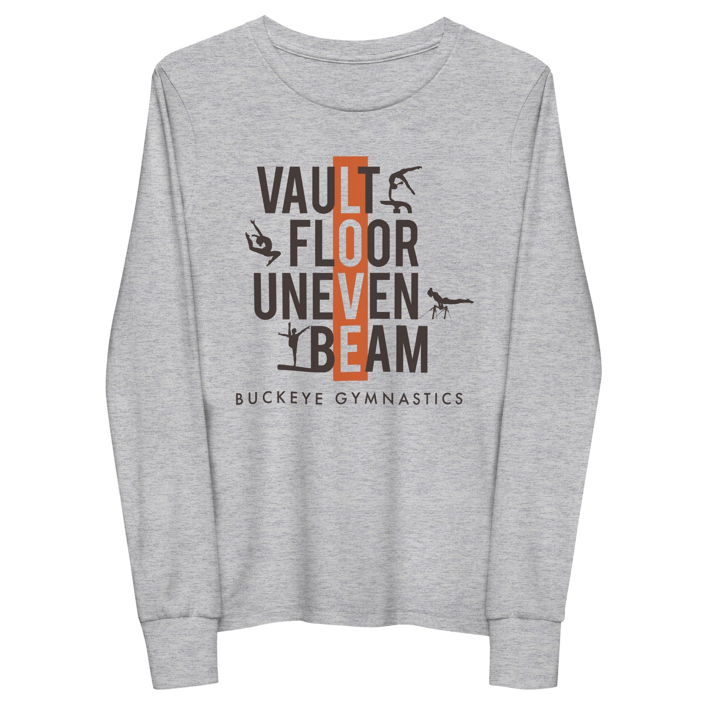 Buckeye Gymnastics - Youth long sleeve tee