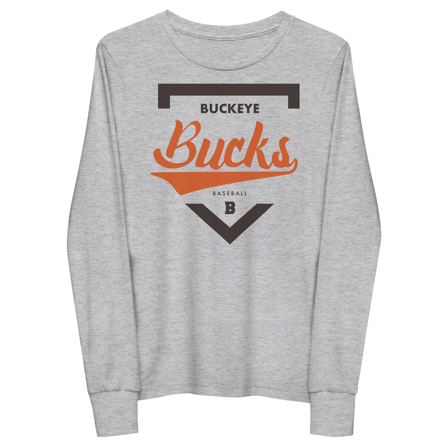 Bucks Baseball - Youth long sleeve tee