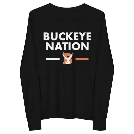 Buckeye Nation - Youth long sleeve tee