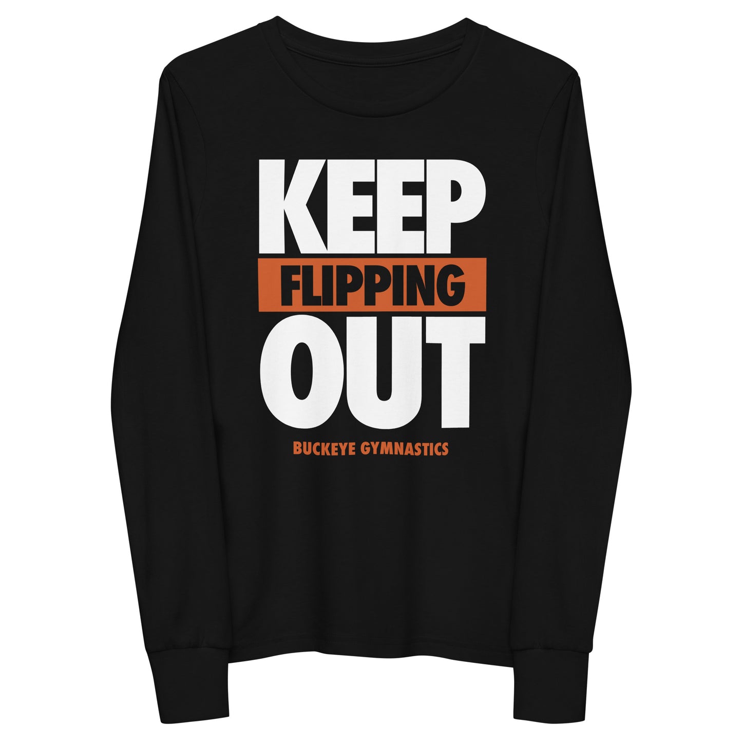 Keep Flipping Out - Youth long sleeve tee