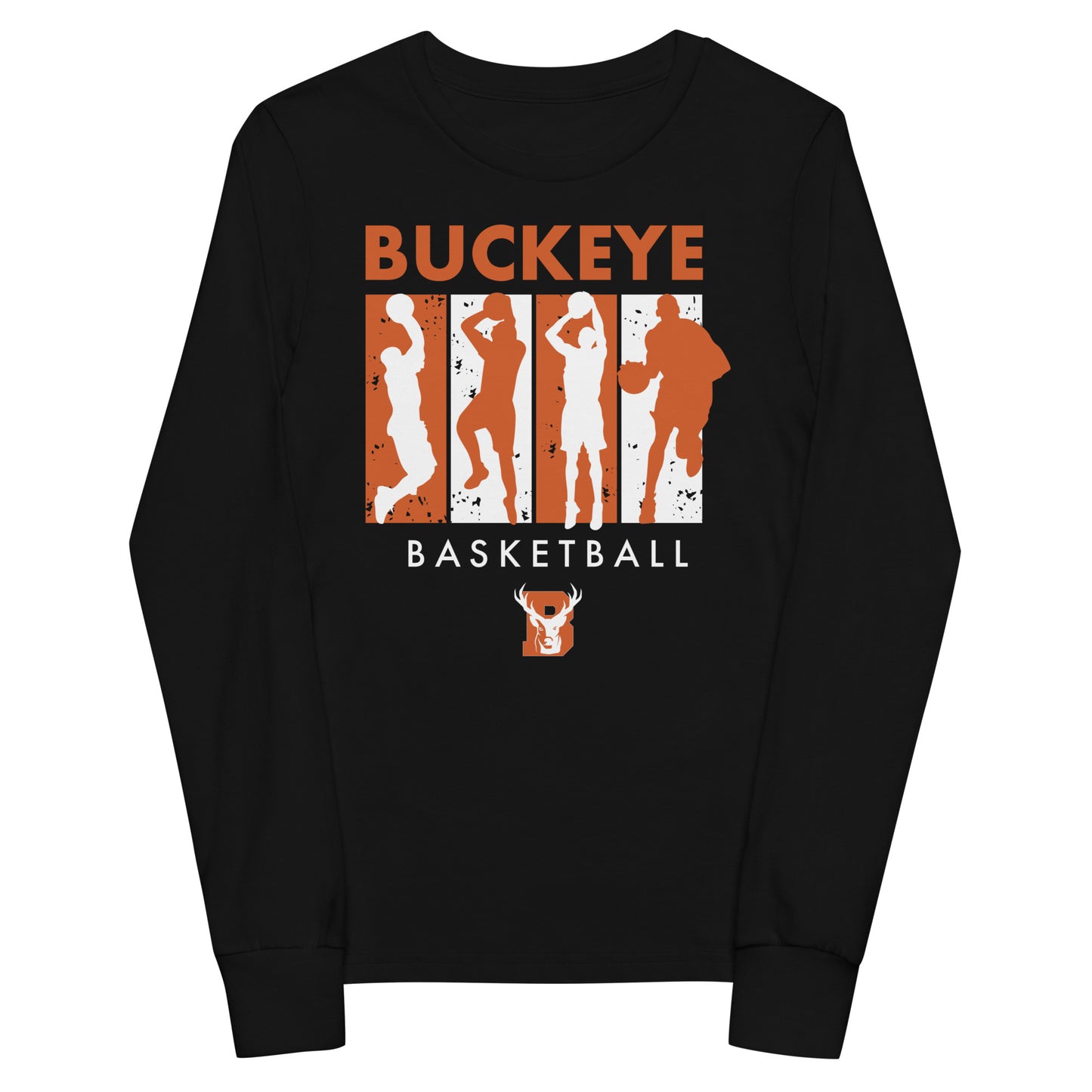 Buckeye Basketball - Youth long sleeve tee