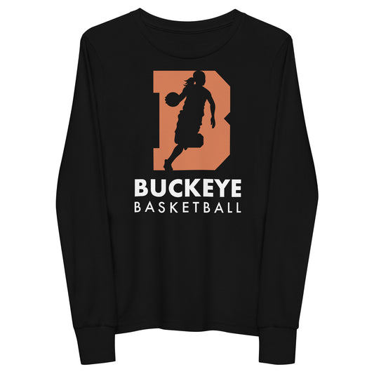 Buckeye Girls Basketball B - Youth long sleeve tee