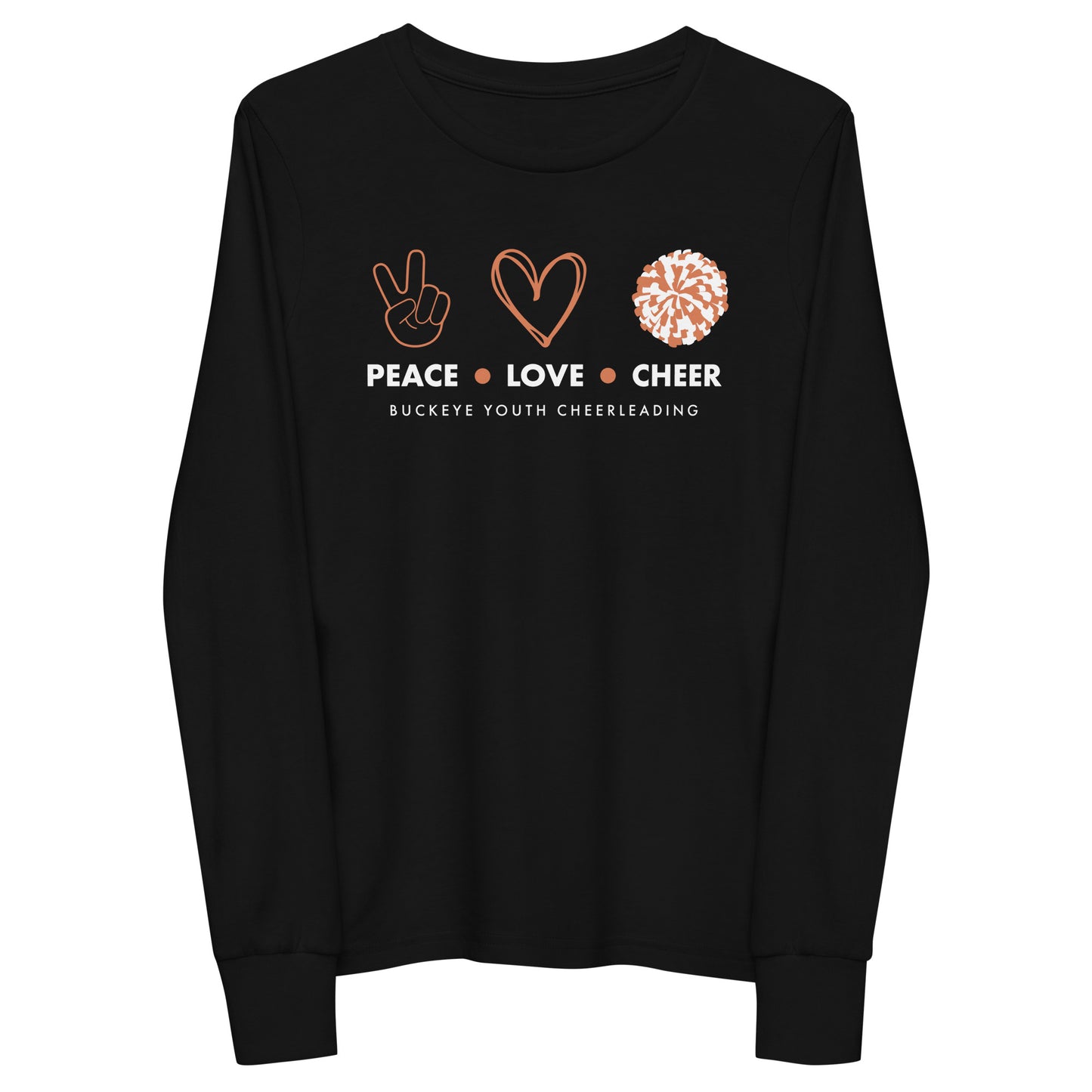 Buckeye Youth Cheerleading - Youth long sleeve tee