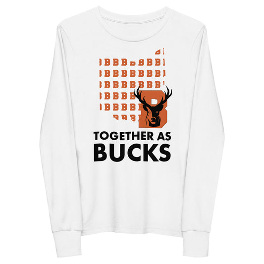 Together As Bucks - Youth long sleeve tee