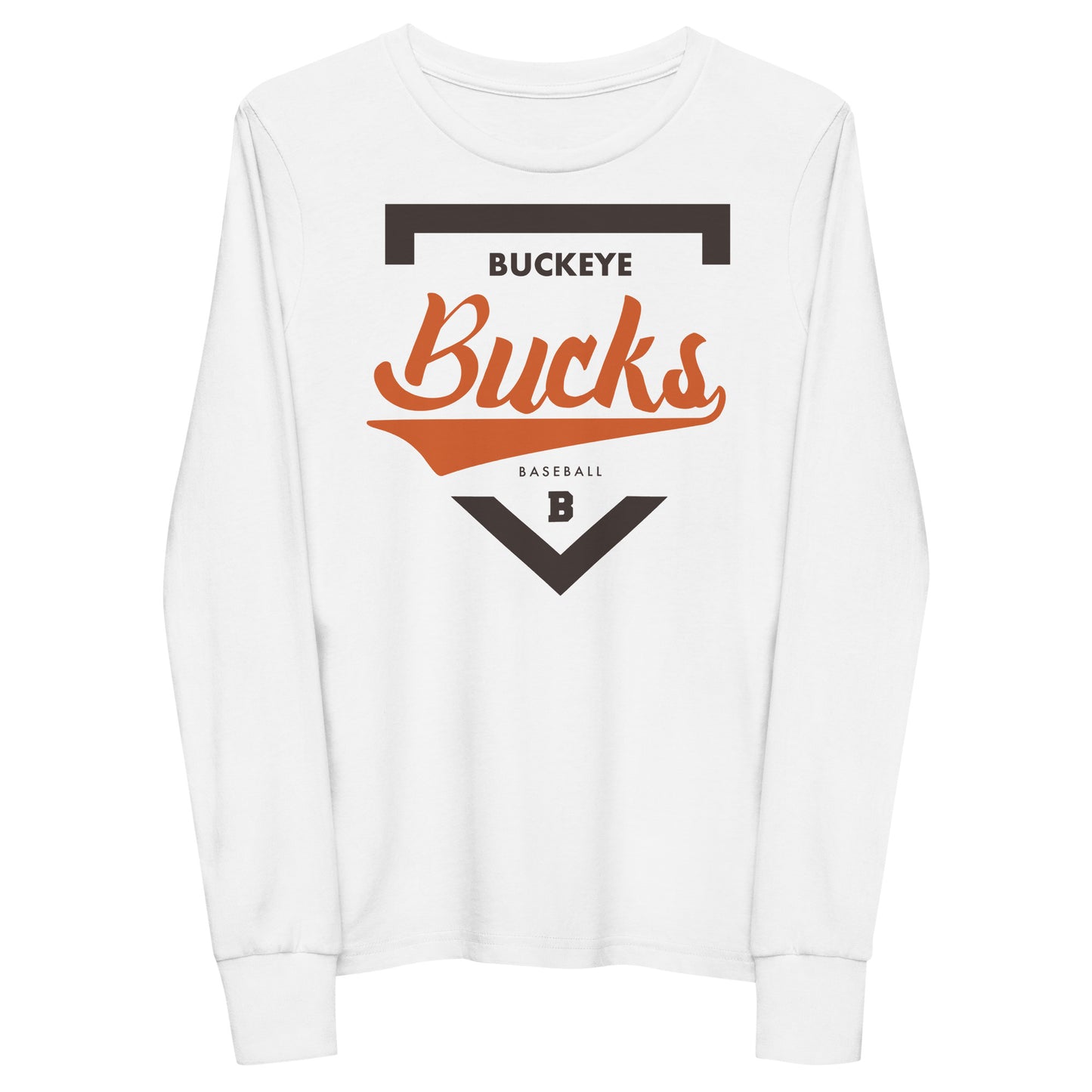 Bucks Baseball - Youth long sleeve tee