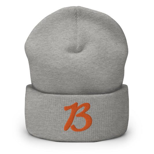 Cursive B - Cuffed Beanie