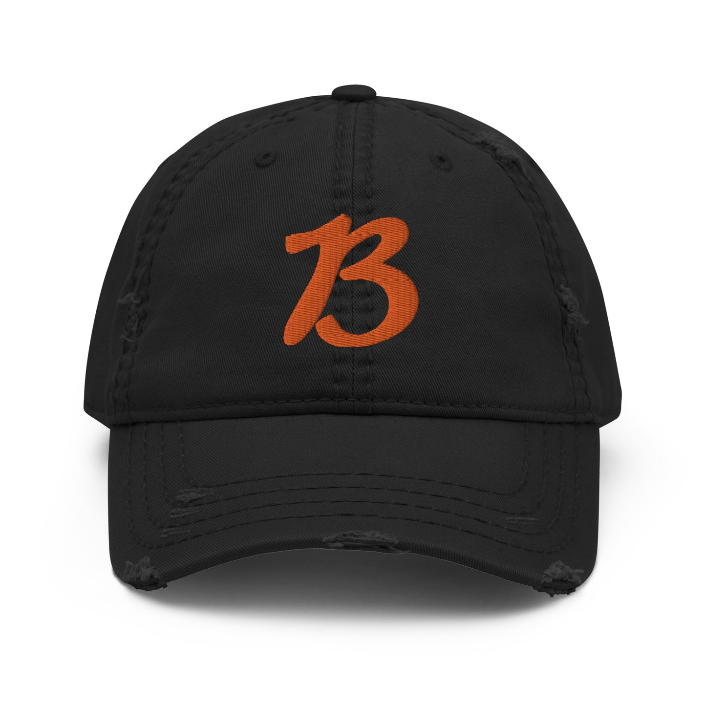 Cursive B - Distressed Hat